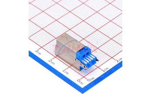 30-USB 3.0 B公 焊線一件式